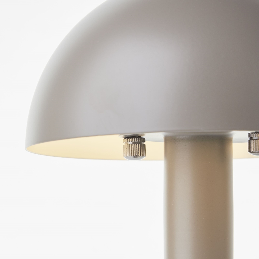 Brilliant - Lámpara de mesa PETITE 1xE14/28W/230V gris