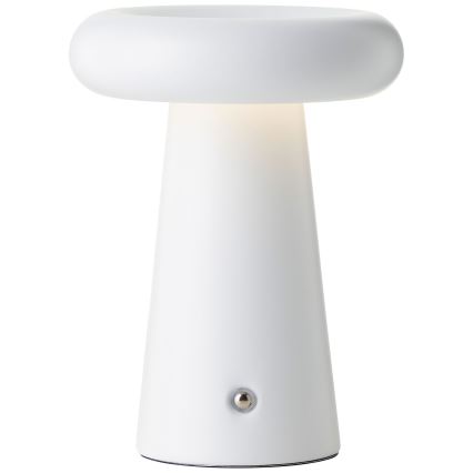 Brillante - Lámpara de mesa LED para exterior táctil regulable MUFFIN LED/3W/5V USB 2600 mAh IP44 blanco