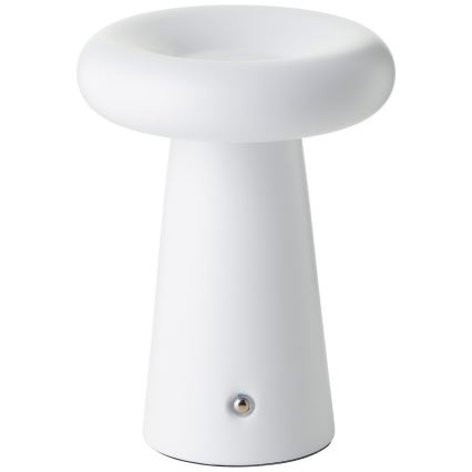 Brillante - Lámpara de mesa LED para exterior táctil regulable MUFFIN LED/3W/5V USB 2600 mAh IP44 blanco