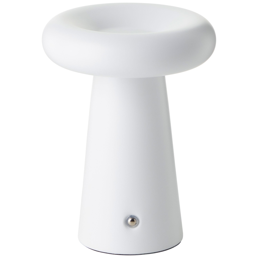 Brillante - Lámpara de mesa LED para exterior táctil regulable MUFFIN LED/3W/5V USB 2600 mAh IP44 blanco