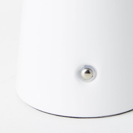 Brillante - Lámpara de mesa LED para exterior táctil regulable MUFFIN LED/3W/5V USB 2600 mAh IP44 blanco