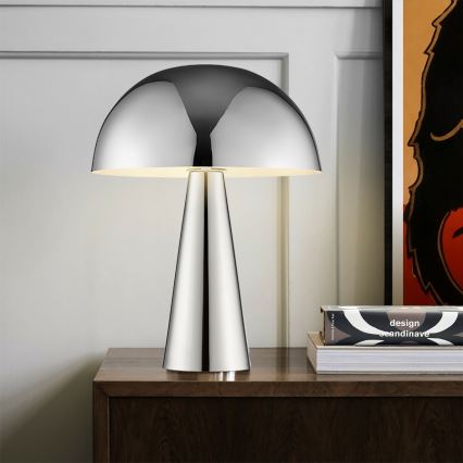 Brilliant - Lámpara de mesa SIGRUN 1xE14/28W/230V cromo brillante