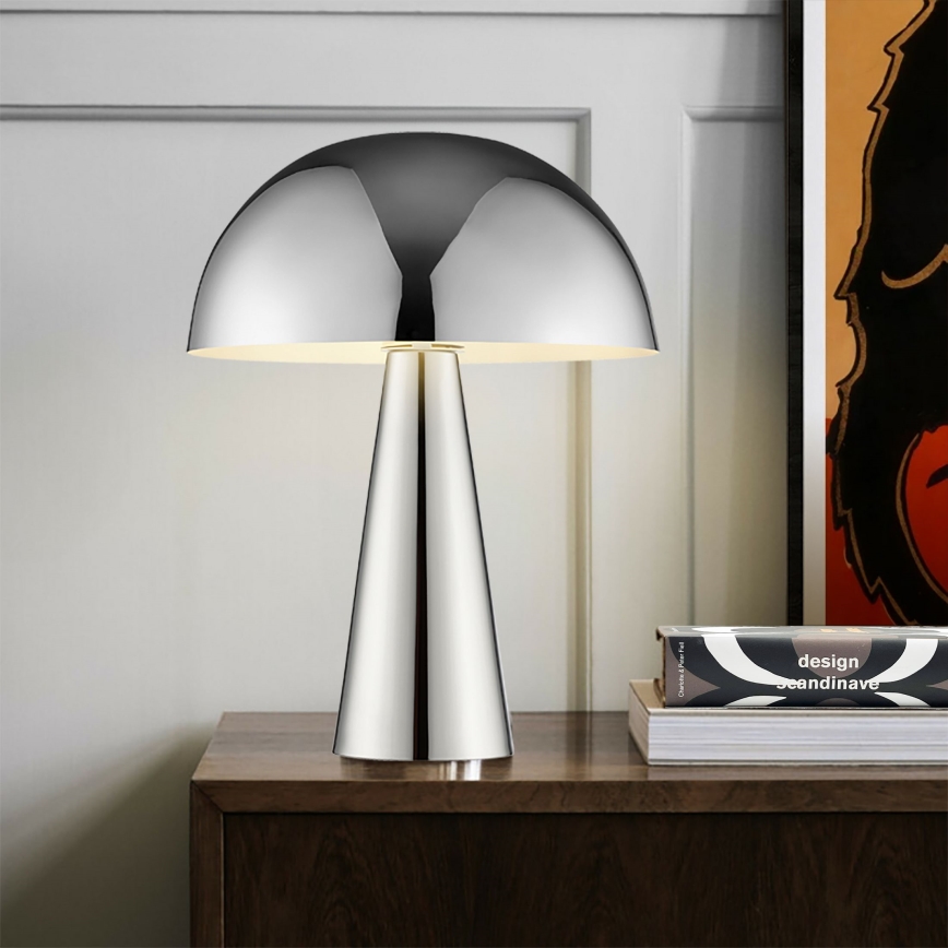 Brilliant - Lámpara de mesa SIGRUN 1xE14/28W/230V cromo brillante