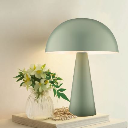 Brilliant - Lámpara de mesa SIGRUN 1xE14/28W/230V verde