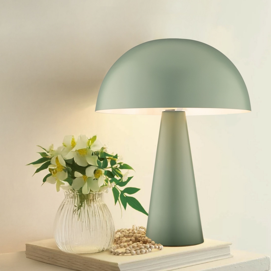 Brilliant - Lámpara de mesa SIGRUN 1xE14/28W/230V verde