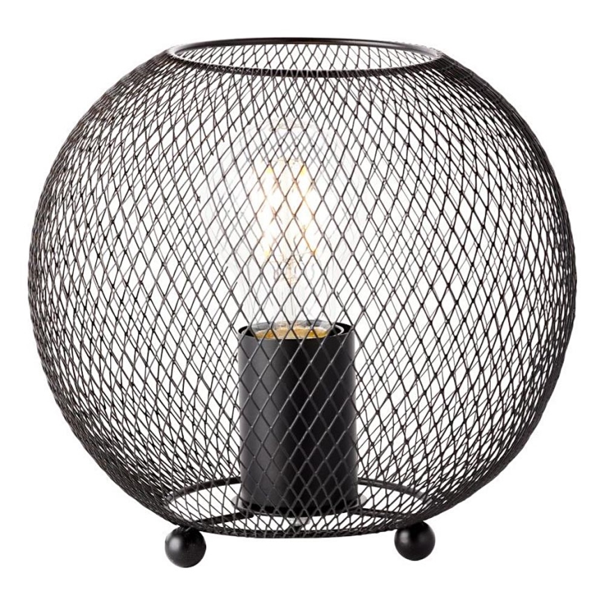 Brilliant - Lámpara de mesa SOCO 1xE27/60W/230V negro