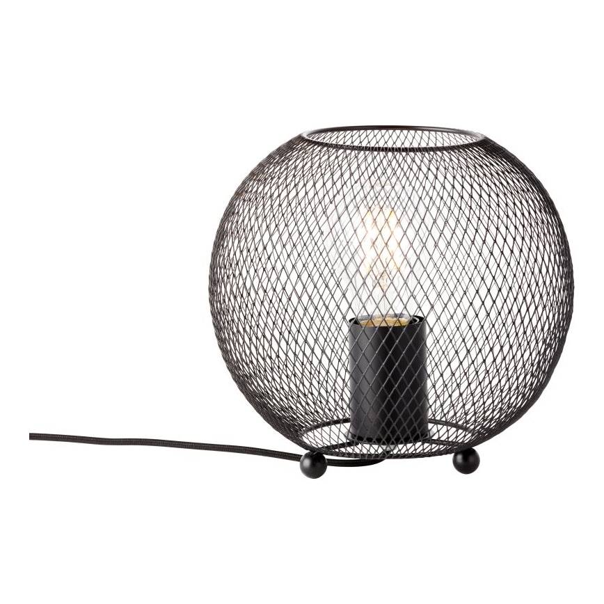 Brilliant - Lámpara de mesa SOCO 1xE27/60W/230V negro