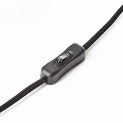 Brilliant - Lámpara de mesa SOCO 1xE27/60W/230V negro