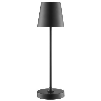 Brilliant - Lámpara de mesa exterior recargable táctil LED regulable ELORA LED/2,5W/5V 2700K 2600 mAh IP44 negra