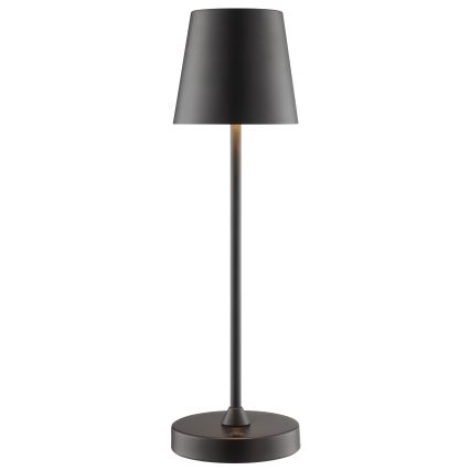 Brilliant - Lámpara de mesa exterior recargable táctil LED regulable ELORA LED/2,5W/5V 2700K 2600 mAh IP44 negra