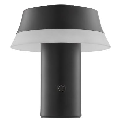 Brilliant - Lámpara de mesa LED táctil recargable regulable KINICH LED/2,5W/5V 2700K 2600 mAh negra