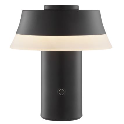 Brilliant - Lámpara de mesa LED táctil recargable regulable KINICH LED/2,5W/5V 2700K 2600 mAh negra
