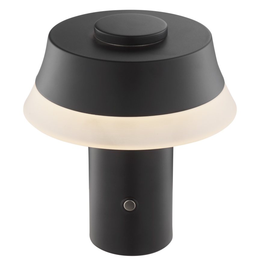 Brilliant - Lámpara de mesa LED táctil recargable regulable KINICH LED/2,5W/5V 2700K 2600 mAh negra