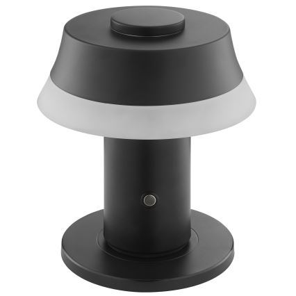 Brilliant - Lámpara de mesa LED táctil recargable regulable KINICH LED/2,5W/5V 2700K 2600 mAh negra