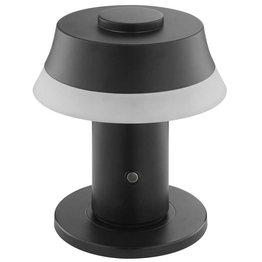 Brilliant - Lámpara de mesa LED táctil recargable regulable KINICH LED/2,5W/5V 2700K 2600 mAh negra