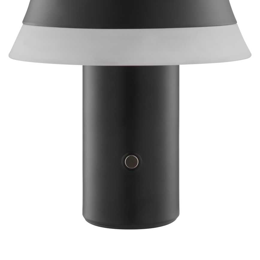 Brilliant - Lámpara de mesa LED táctil recargable regulable KINICH LED/2,5W/5V 2700K 2600 mAh negra