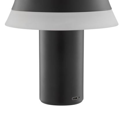 Brilliant - Lámpara de mesa LED táctil recargable regulable KINICH LED/2,5W/5V 2700K 2600 mAh negra