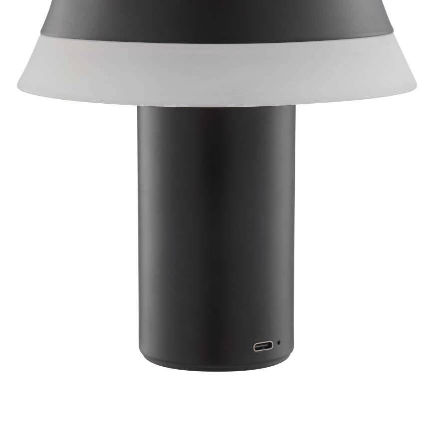 Brilliant - Lámpara de mesa LED táctil recargable regulable KINICH LED/2,5W/5V 2700K 2600 mAh negra