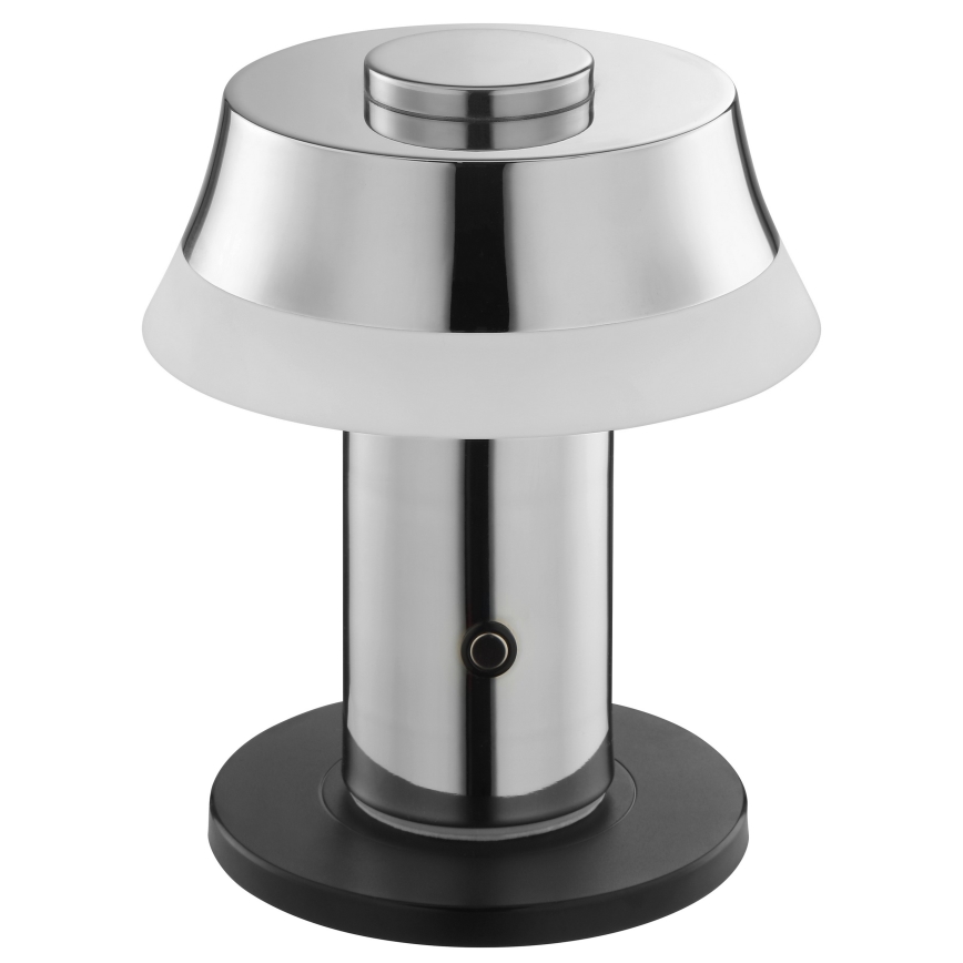 Brilliant - Lámpara de mesa táctil recargable LED regulable KINICH LED/2,5W/5V 2700K 2600 mAh cromo brillante
