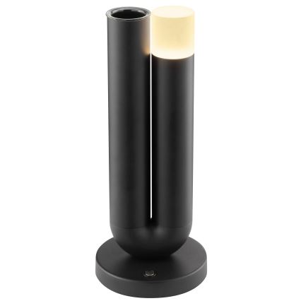 Brilliant - Lámpara de mesa para exterior LED regulable recargable táctil SAYU LED/2,5W/5V 2700K 2600 mAh IP44 negra