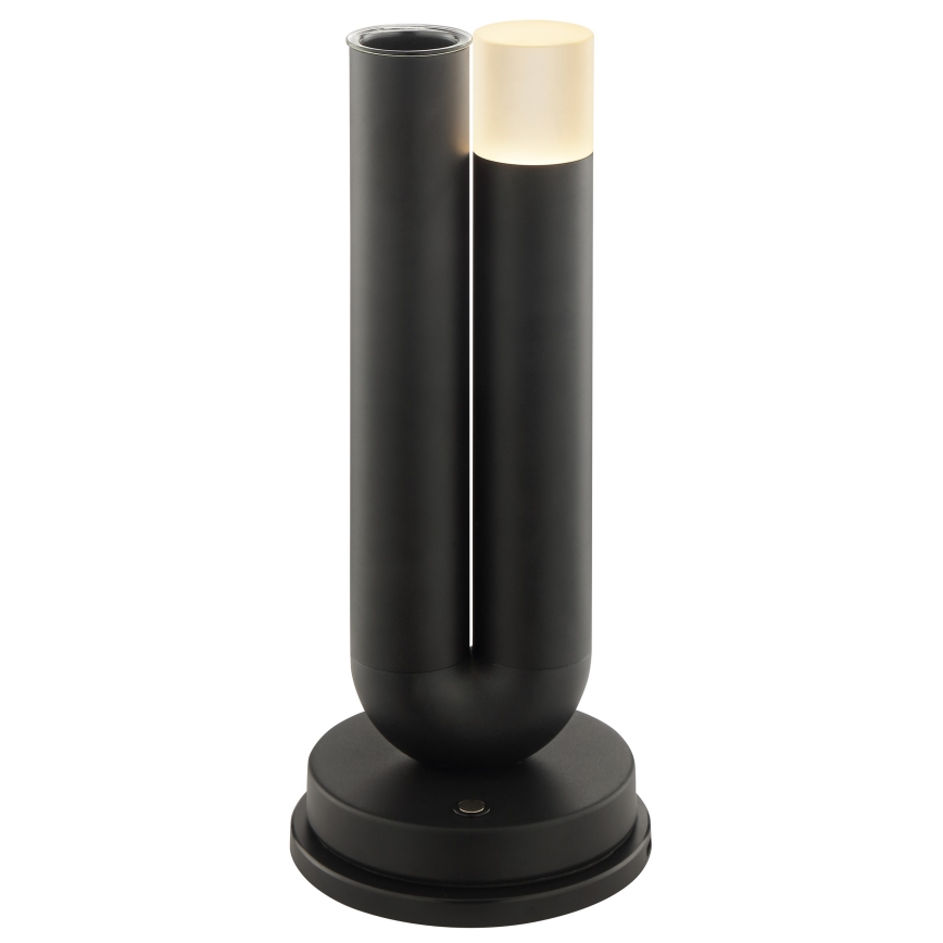 Brilliant - Lámpara de mesa para exterior LED regulable recargable táctil SAYU LED/2,5W/5V 2700K 2600 mAh IP44 negra