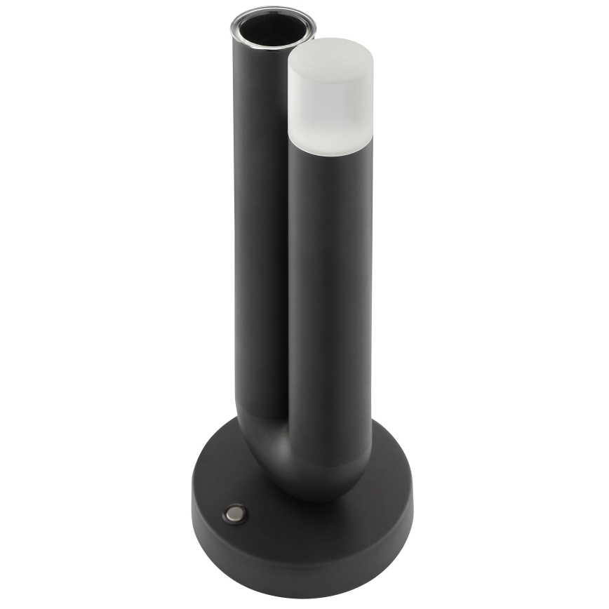 Brilliant - Lámpara de mesa para exterior LED regulable recargable táctil SAYU LED/2,5W/5V 2700K 2600 mAh IP44 negra