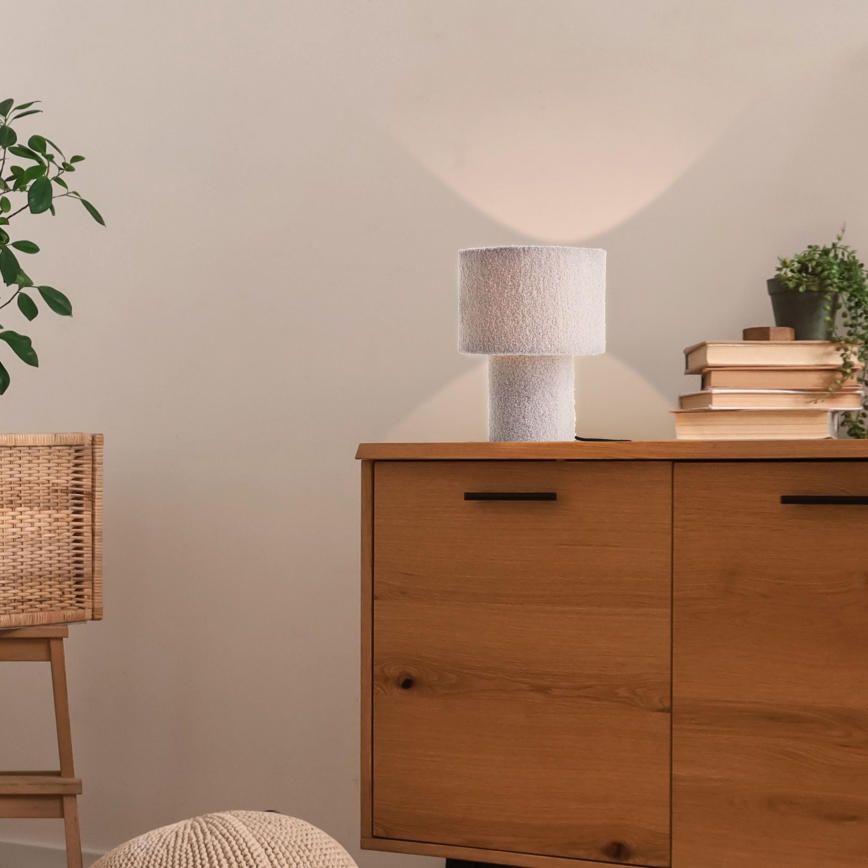 Brilliant - Lámpara de mesa TEDDY 1xE27/20W/230V gris
