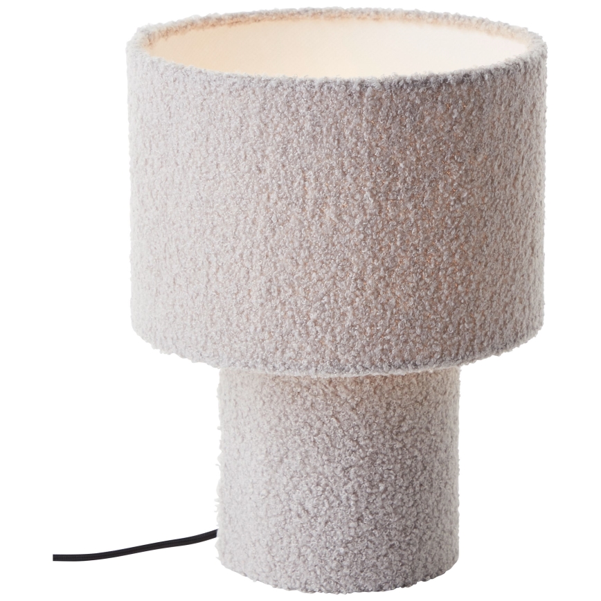Brilliant - Lámpara de mesa TEDDY 1xE27/20W/230V gris
