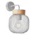 Brilliant - Lámpara de pared GIADA 1xE27/40W/230V gris