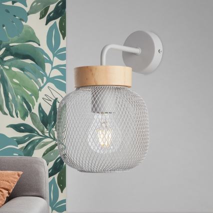 Brilliant - Lámpara de pared GIADA 1xE27/40W/230V gris