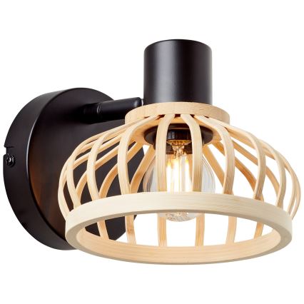 Brilliant - Lámpara de pared NORAH 1xE14/28W/230V bambú