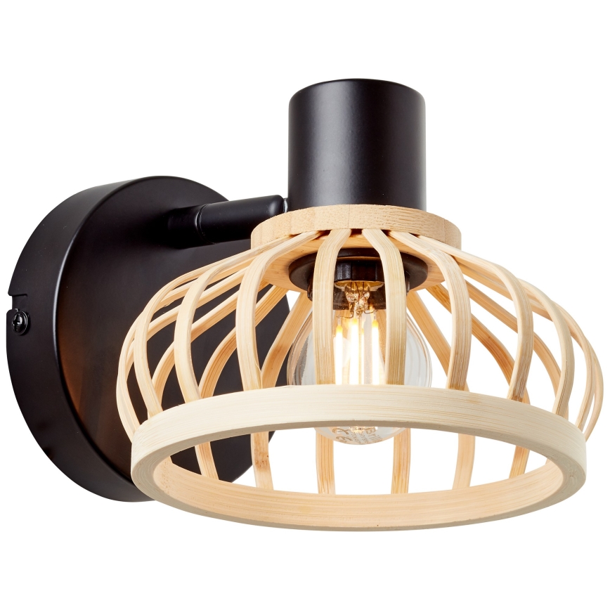 Brilliant - Lámpara de pared NORAH 1xE14/28W/230V bambú
