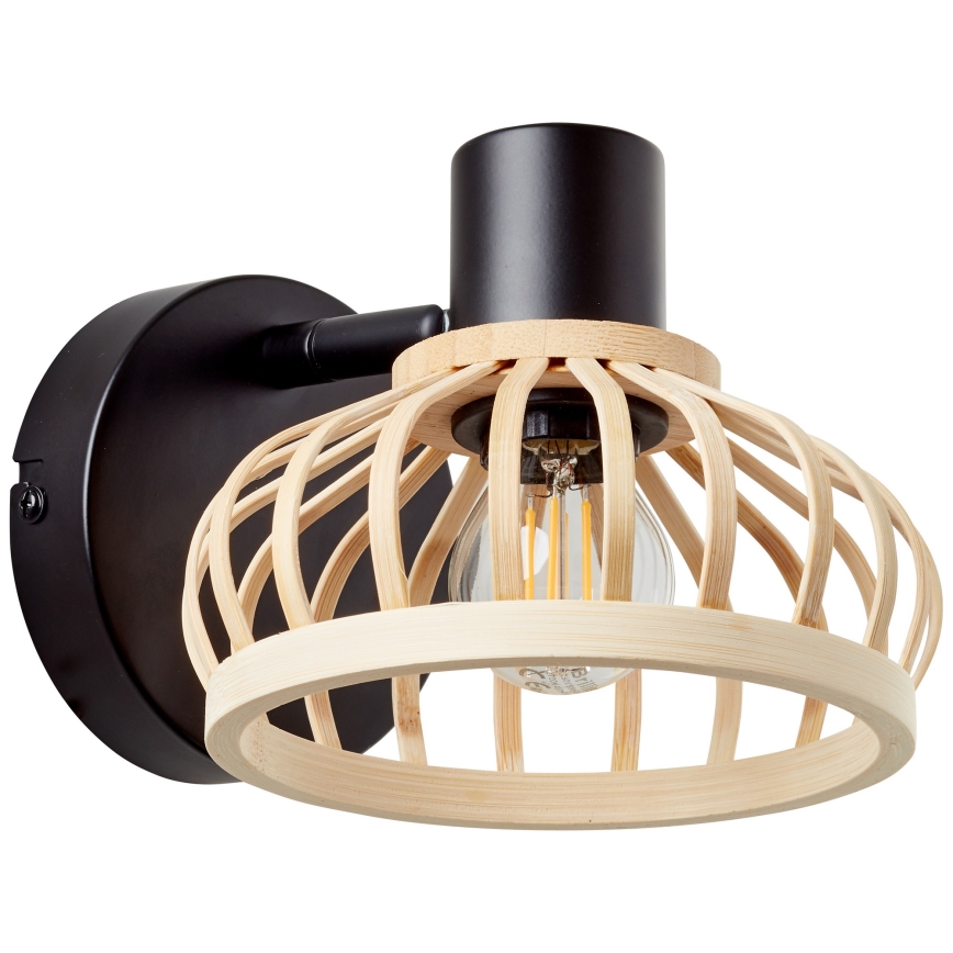 Brilliant - Lámpara de pared NORAH 1xE14/28W/230V bambú