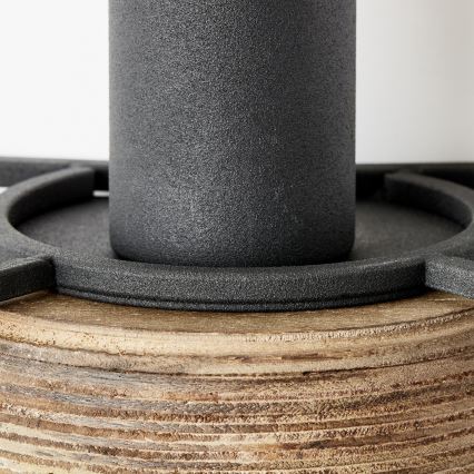 Brilliant - Lámpara de pared TOSH 1xE27/52W/230V en acabado álamo