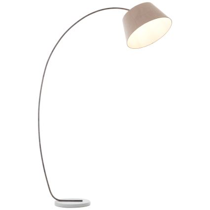 Brilliant - Lámpara de pie BROK 1xE27/60W/230V topo