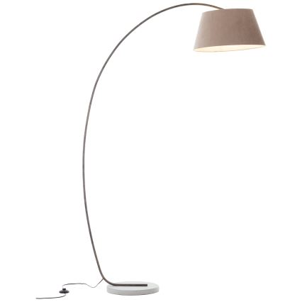 Brilliant - Lámpara de pie BROK 1xE27/60W/230V topo