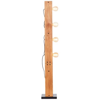 Brilliant - Lámpara de pie CALANDRA 4xE27/42W/230V pino
