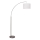 Brilliant - Lámpara de pie CLARIE 1xE27/60W/230V cromo mate/blanco