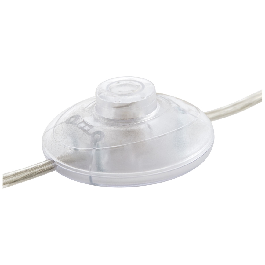 Brilliant - Lámpara de pie CLARIE 1xE27/60W/230V cromo mate/blanco