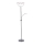 Brilliant - Lámpara de pie LED regulable DEMIAN 2xLED/12W/230V cromo brillante