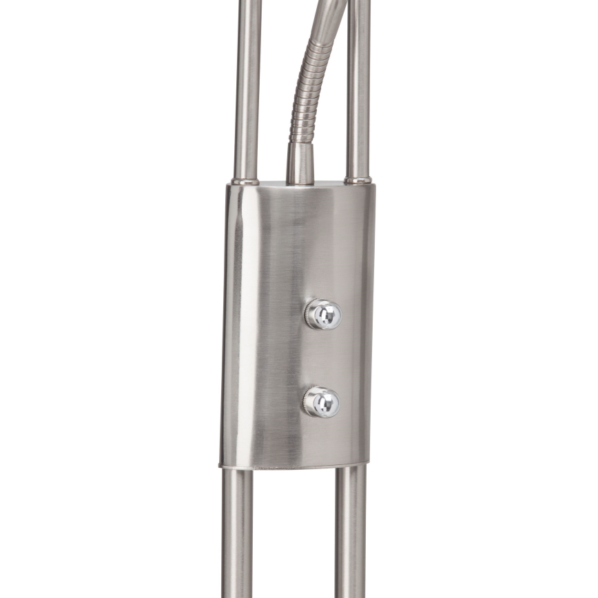 Brilliant - Lámpara de pie LED regulable FINN 2xLED/13W/230V cromo mate