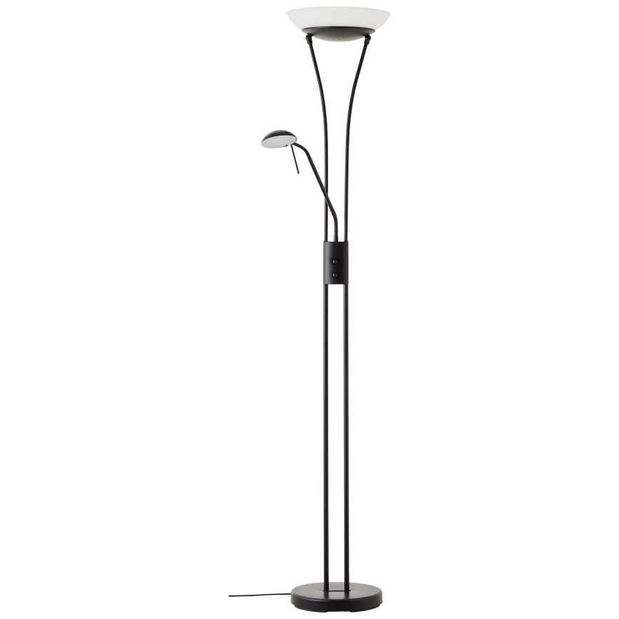 Brilliant - Lámpara de pie LED regulable FINN 2xLED/13W/230V negra