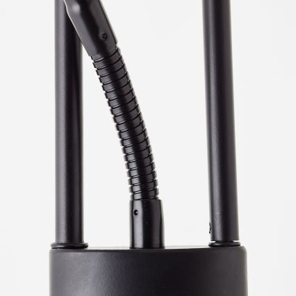 Brilliant - Lámpara de pie LED regulable FINN 2xLED/13W/230V negra