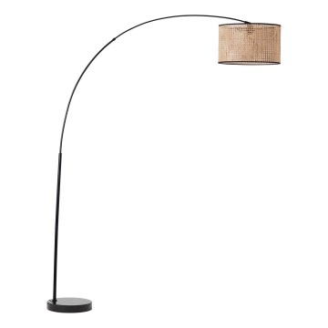 Brilliant - Lámpara de pie WILEY 1xE27/60W/230V negra/beige