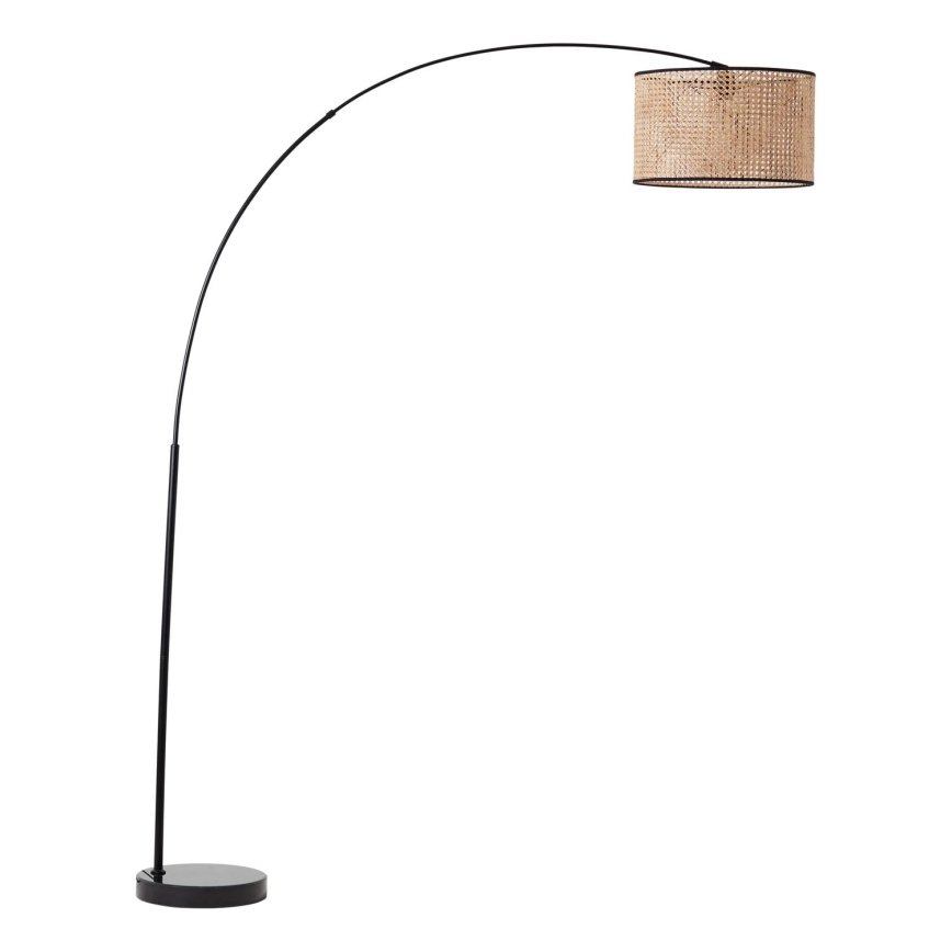 Brilliant - Lámpara de pie WILEY 1xE27/60W/230V negra/beige