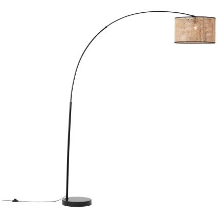 Brilliant - Lámpara de pie WILEY 1xE27/60W/230V negra/beige