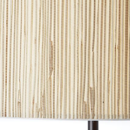 Brilliant - Lámpara de pie WIMEA 1xE27/52W/230V negro/beige