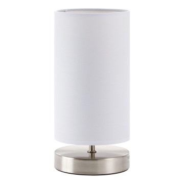 Brilliant - Lámpara de sobremesa CLARIE 1xE14/40W/230V cromo mate/blanco