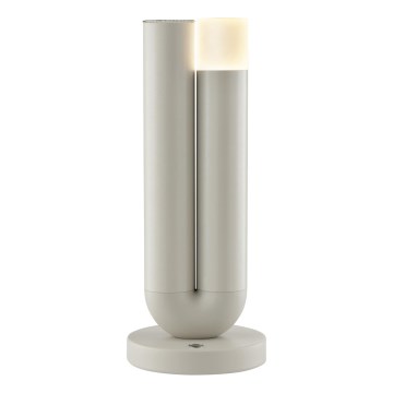 Brilliant - Lámpara de sobremesa exterior LED recargable, táctil y regulable SAYU LED/2,5W/5V 2700K 2600 mAh IP44 gris