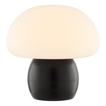 Brilliant - Lámpara de sobremesa táctil LED recargable y regulable DUPIS LED/2W/5V 2700K 1800 mAh negra